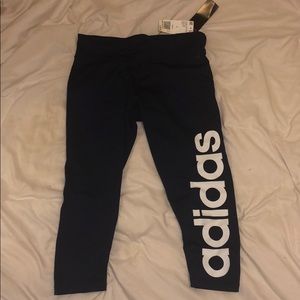 Navy Blue Adidas leggings